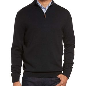 Nordstrom Men's Black Cashmere sweater XL Tall
